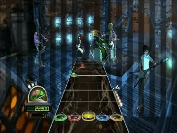 Guitar Hero World Tour screen shot game playing